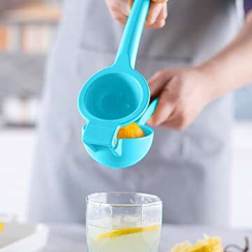 Buzazzy Metal Lemon Squeezer Lemon Juicer Lime Squeezer, Manual Juicer Citrus Squeezer, Premium Quality Hand Juicer