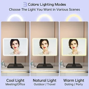 FUNTOUCH Rechargeable Makeup Vanity Mirror with Lights