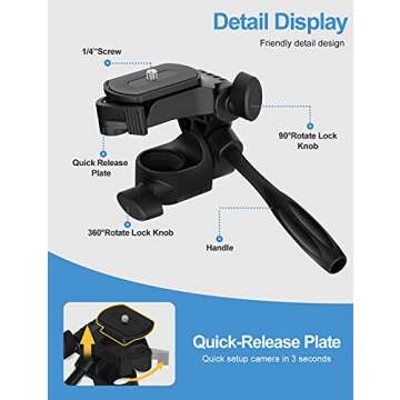 EMART 55'' Phone Tripod with Bluetooth Remote, Extendable Camera Tripod with iPhone/Android/Tablet Universal Holder, Lightweight Travel Stand for Selfie/Recording/Vlogging/Live Streaming/Video