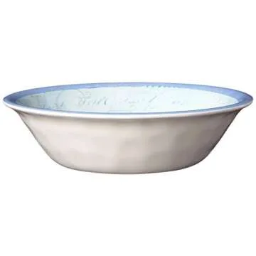 Hydrangea Garden Dinnerware Set - Melamine Dining Essential