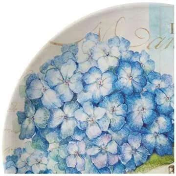 Hydrangea Garden Dinnerware Set - Melamine Dining Essential