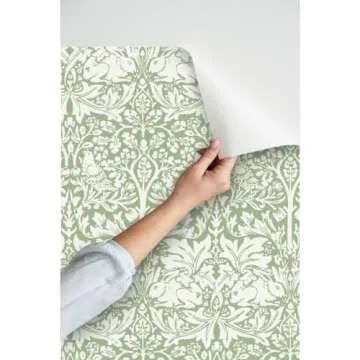 Peel & Stick Victorian Garden Wallpaper - Easy & Removable