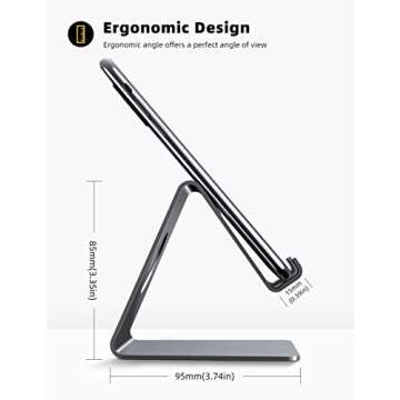 Lamicall Phone Stand: All Phones Compatible Prop Holder