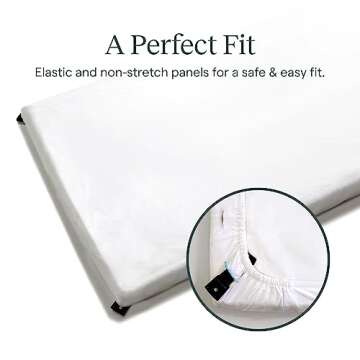 Guava Lotus Travel Crib Sheet - Soft Cotton Comfort for Babies