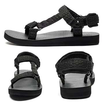 Muboliy Women's Original Sandals Sport Water Sandals with Arch Support Yoga Mat Insole Outdoor Hikin...