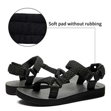 Muboliy Women's Original Sandals Sport Water Sandals with Arch Support Yoga Mat Insole Outdoor Hiking Sandals Light-Weight Shoes