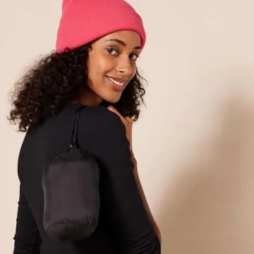 Amazon Essentials Women's Lightweight Long-Sleeve Full-Zip Water-Resistant Packable Hooded Puffer Jacket