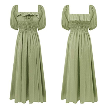 Shop R.Vivimos Cotton Ruffled Elegant Backless Midi Dress