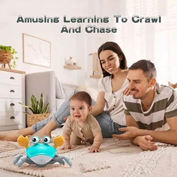 Yeaye Crawling Crab Baby Toys for Infants and Toddlers