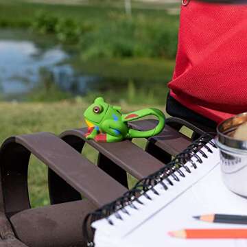 Big Discoveries LifeLight Animal Carabiner Flashlight – Fun Mini Animal Keychain Flash Lights for Kids, Adults, Nurses, Camping