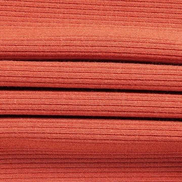 Artfish Sleeveless Tank Top Ribbed Knit Cami - Orange XS