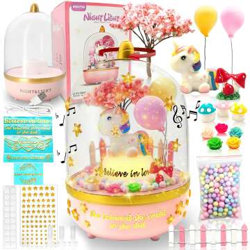 Unicorn Night Light Craft Set for 5-12 Year Olds