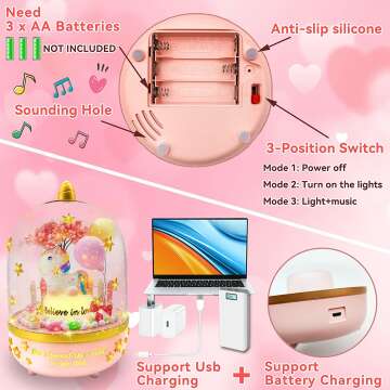 Unicorn Night Light Craft Set for 5-12 Year Olds