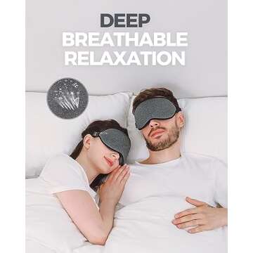 MZOO Luxury Sleep Mask - Ultimate Comfort for Sleepers