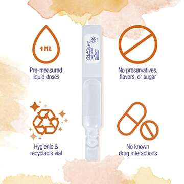 Boiron ColdCalm Baby 40 Count - Single-Use Drops for Relief from Cold Symptoms of Sneezing, Runny Nose, and Nasal Congestion - Sterile, Non-Drowsy Calm (8 Packets with 5 Liquid Doses)