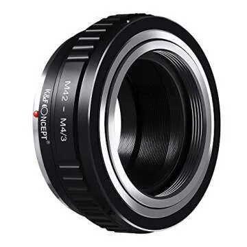 K&F Concept M42 Lens to Micro 4/3 Lens Adapter,M42 Screw Mount to Micro Four Thirds M43 MFT Fits for...