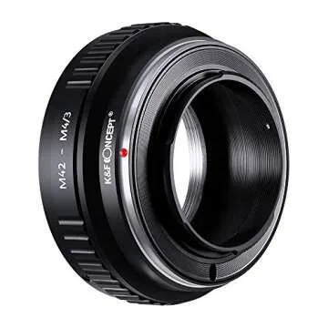 K&F Concept M42 Lens to Micro 4/3 Lens Adapter,M42 Screw Mount to Micro Four Thirds M43 MFT Fits for Olympus PE, Panasonic Lumix