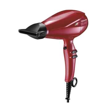 BaBylissPRO Hair Dryer, Nano Titanium Volare V1 2000-Watt Blow Dryer, Hair Styling & Appliances, Red, BRVOL1