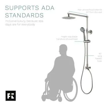 Fennocasa Polaris 3 Retrofit Shower System for Any Bathroom