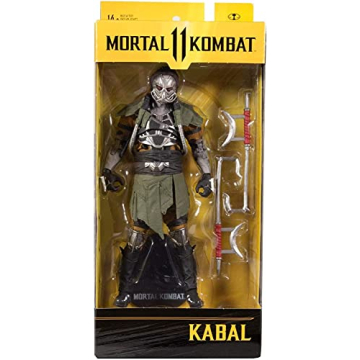 Mortal Kombat Kabal Action Figure 7" - Epic Detail & Durability
