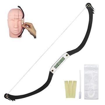 Guapa Eyebrow Marker Ruler Featuring Bubble Leveler Eyebrow Mapping Tool Kit Featuring Bow with Stri...