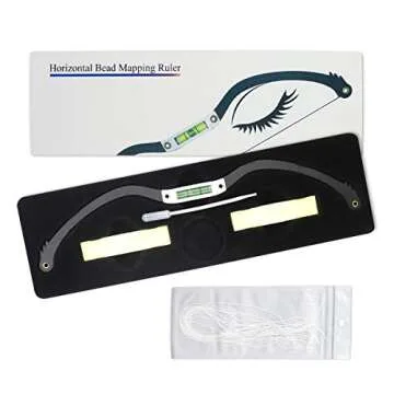 Guapa Eyebrow Mapping Tool with Leveler for Perfect Brows