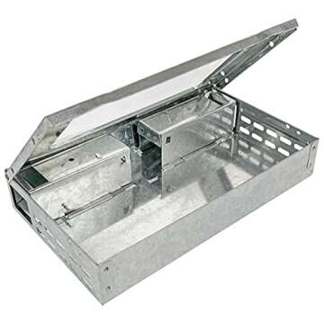 Humane Mouse Trap 2 Pack - Easy to Use and No Kill