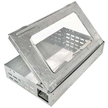 Humane Mouse Trap 2 Pack - Easy to Use and No Kill