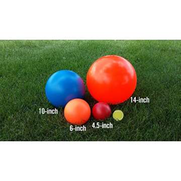 Doggie Dooley B00CIT99BC Virtually Indestructible Best Ball (hard plastic, colors may vary), All Breed Sizes , 14 inch