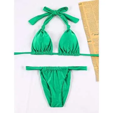Stylish Women Thong Bikini Set for Summer Fun
