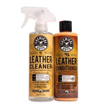 Leather Cleaner & Conditioner Kit for Cars, Shoes, Bags