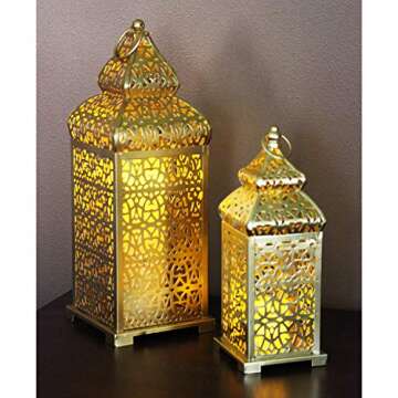 VELA LANTERNS - Golden Temple Moroccan Lanterns