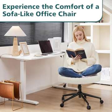Comfortable Height Adjustable OLIXIS Criss Cross Chair