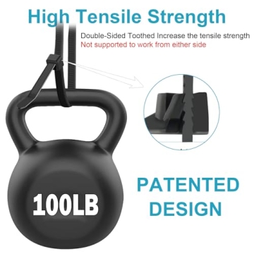 Heavy Duty 12-Inch Zip Ties - 100 Pack, 100 LBS