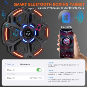 snawowo Music Boxing Machine - Bluetooth Punching Trainer for All