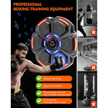 snawowo Music Boxing Machine - Bluetooth Punching Trainer for All