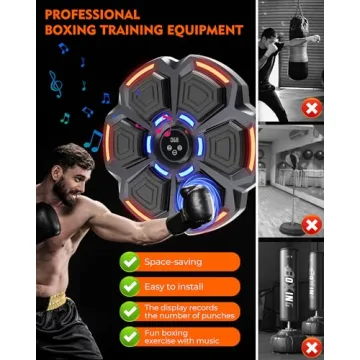 snawowo Music Boxing Machine - Bluetooth Punching Trainer for All
