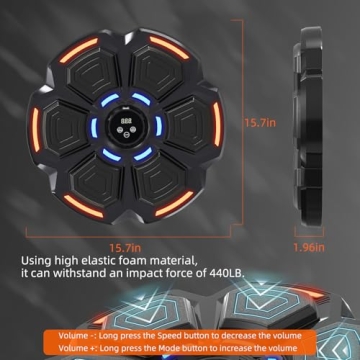 snawowo Music Boxing Machine - Bluetooth Punching Trainer for All