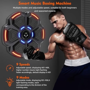 snawowo Music Boxing Machine - Bluetooth Punching Trainer for All