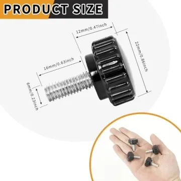 QXSKSLH M6 Knurled Clamping Knobs for Easy Assembly