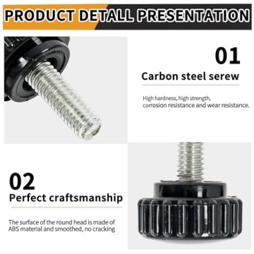 QXSKSLH M6 Knurled Clamping Knobs for Easy Assembly