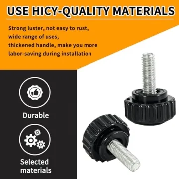 QXSKSLH M6 Knurled Clamping Knobs for Easy Assembly