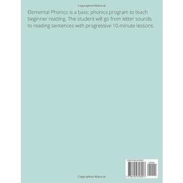Elemental Phonics: Level 1: Easy Phonics Lessons to Learn to Read
