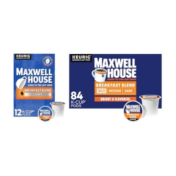Maxwell House House Blend & Breakfast Blend K-Cup Variety Pack 96 Pods
