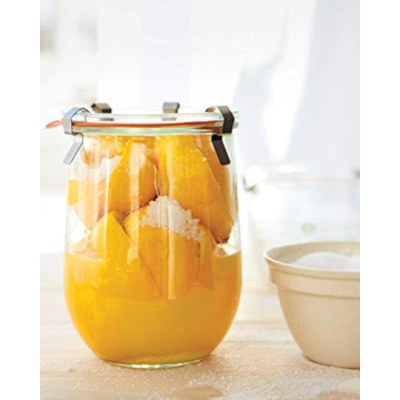 Weck Tulip Jar for Sourdough Starters Durable Glass Design