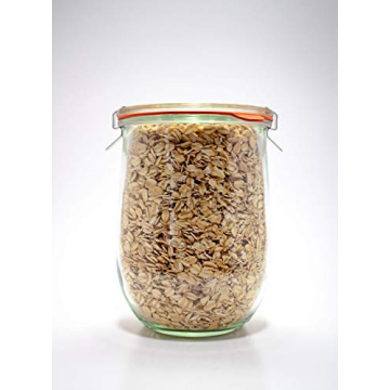 Weck Tulip Jar for Sourdough Starters Durable Glass Design