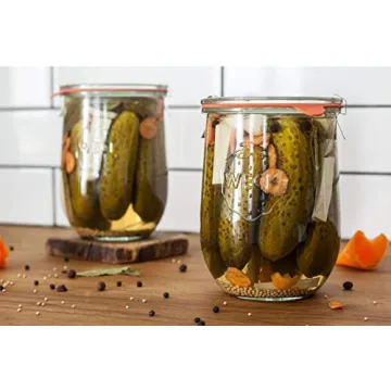 Weck Tulip Jar for Sourdough Starters Durable Glass Design