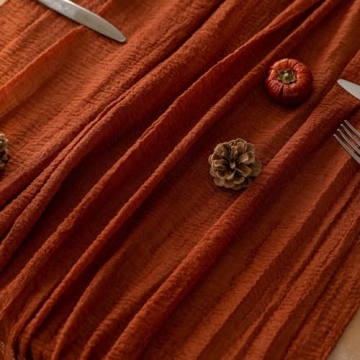 Keketo Rustic 120-Inch Fall Table Runner