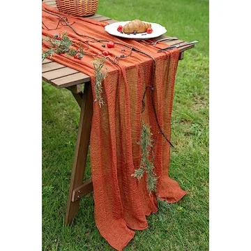 Keketo Rustic 120-Inch Fall Table Runner