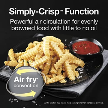 Proctor Silex Toaster Oven Air Fryer Combo with 4 Functions